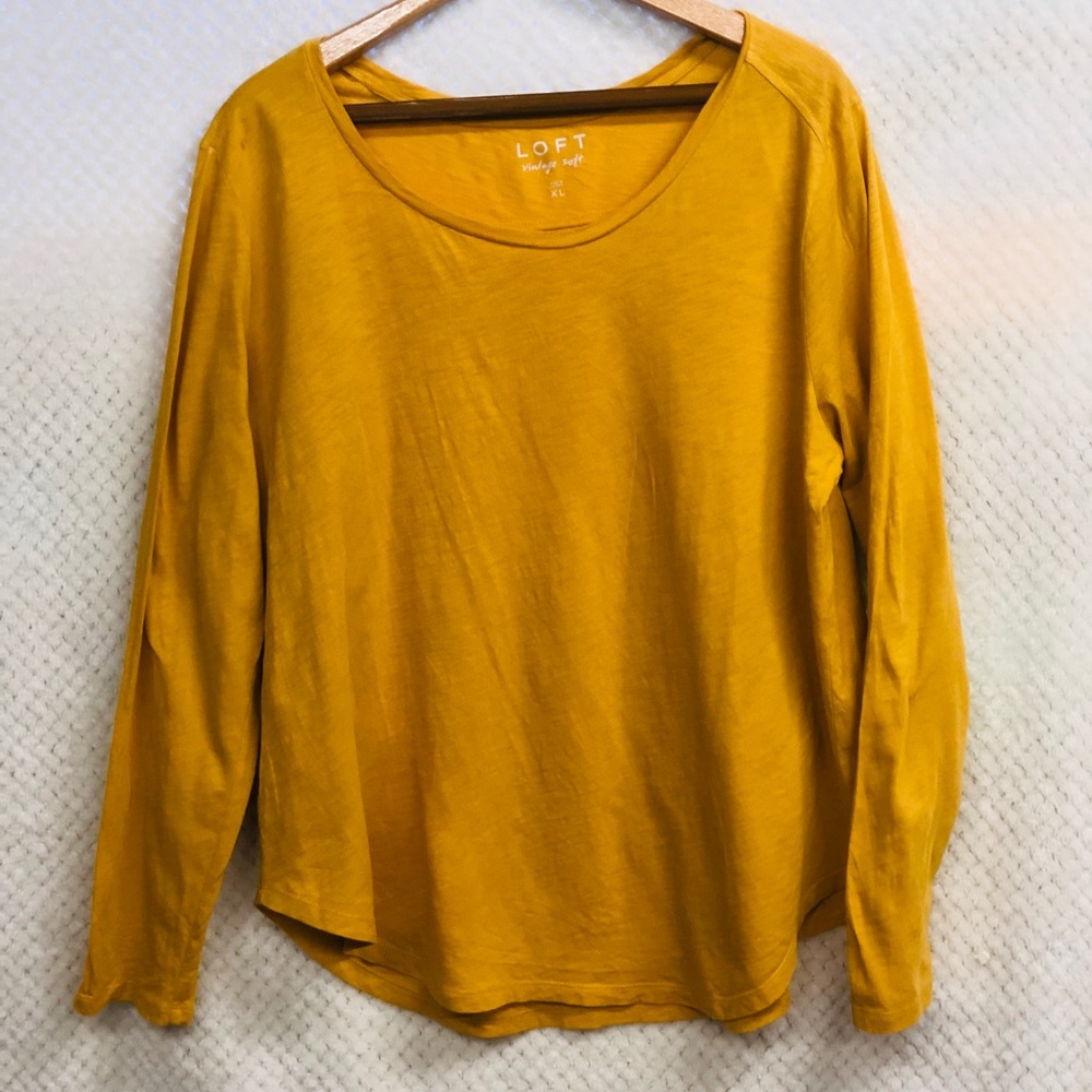 LOFT Soft Vintage Long Sleeve T-shirt XL